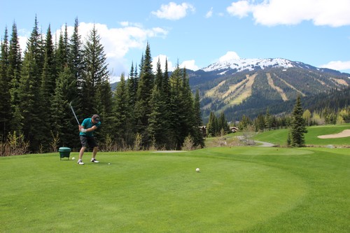 Amazing views on the wonderful Sun Peaks Resort Golf Courses - highest elevation golf course in British Columbia