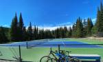 pickleball corts and bikes