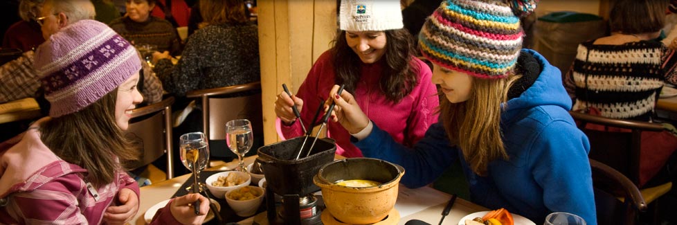 Sun Peaks Evening Fondue (photo Sun Peaks/Adam Stein)