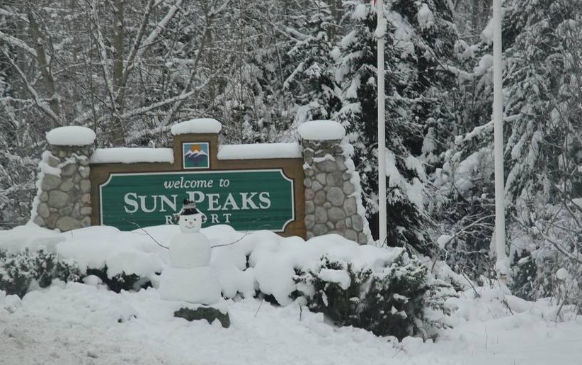 Welcome to Sun Peaks Resort snowman