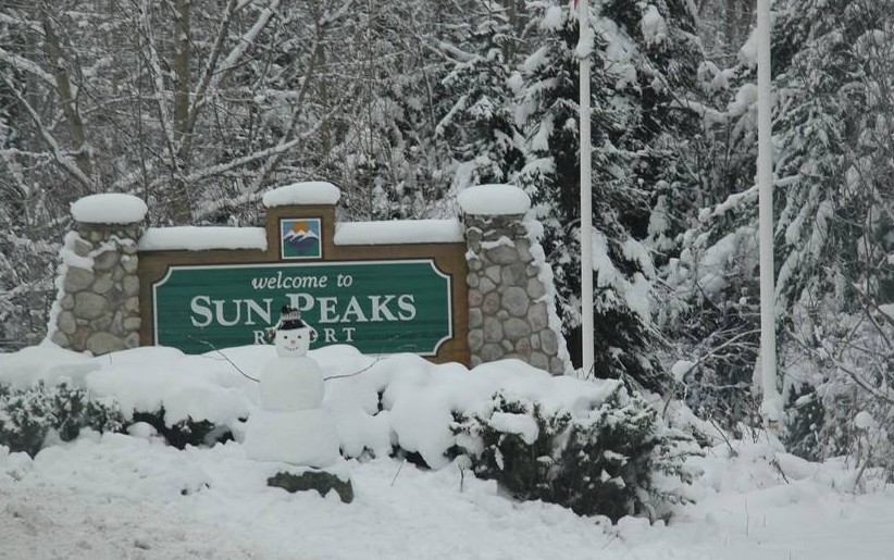 Welcome to Sun Peaks Resort snowman