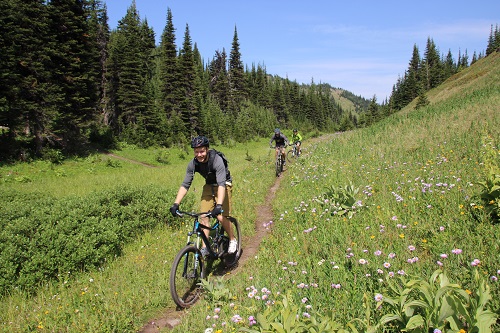 sun peaks mountain biking