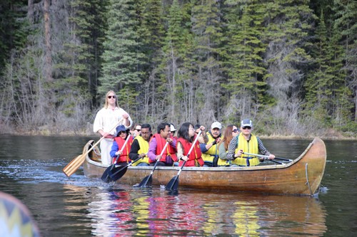 Sun Peaks Voyageur Canoe Tours - photo by BestSunPeaks.com