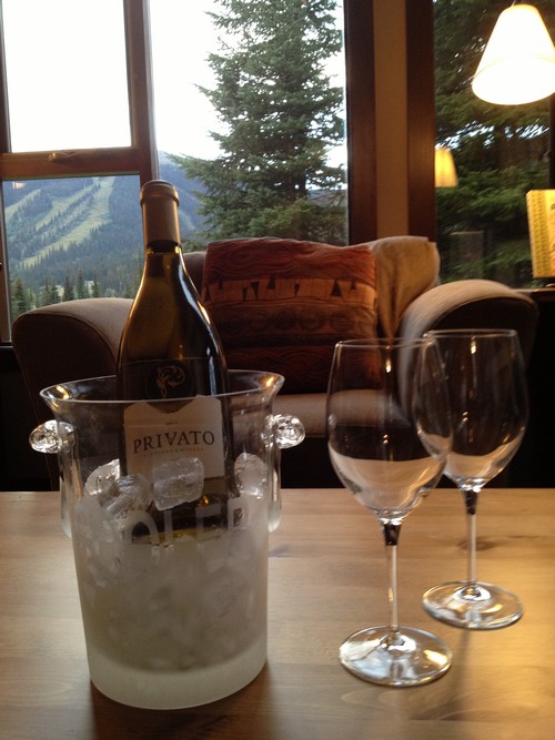 Best Sun Peaks condo and Privato wines - a winning combination