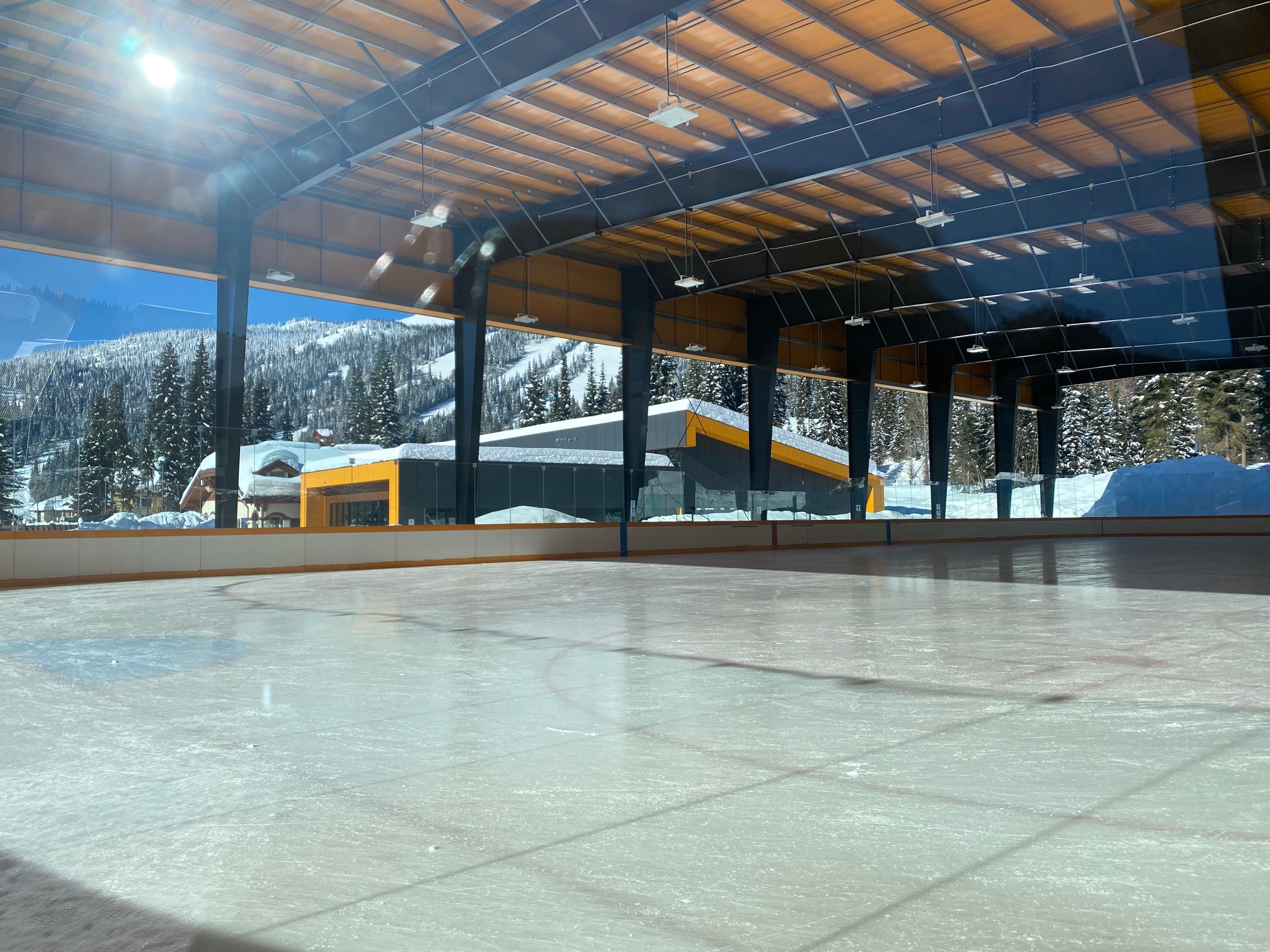 Sun Peaks ice rink & Apline Fitness