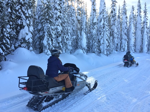 Sun Peaks Snowmobile tours