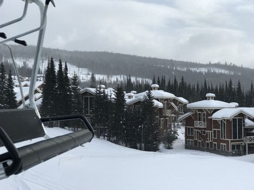 View of Stone's Throw from the new Orient chairlift