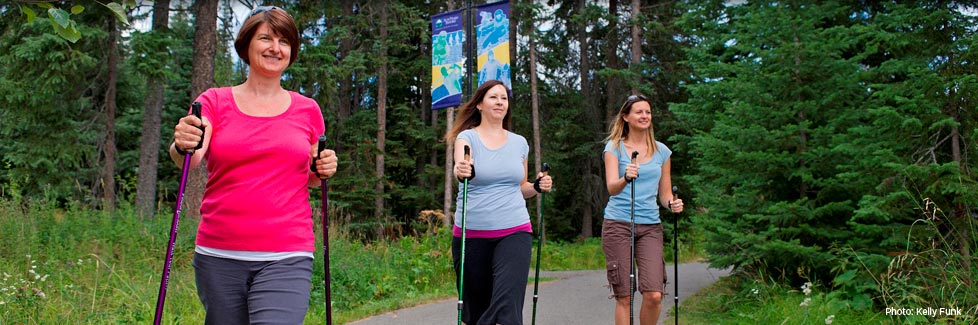 Sun Peaks Pole Walking