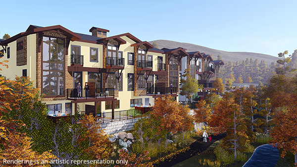 VillageWalk Sun Peaks artist rendering