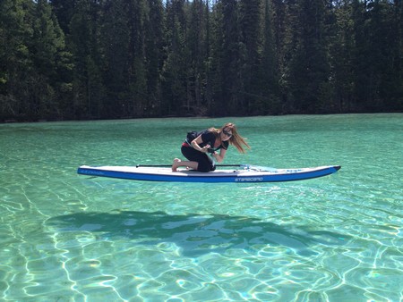 Johnson Lake crystal clear waters (photo Bestsunpeaks.com)