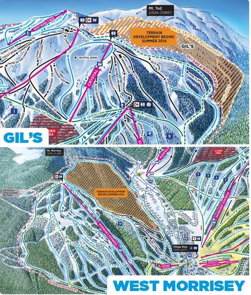 Sun Peaks Expansion Plans for 2014/15 underway include great new ski runs in the Gils