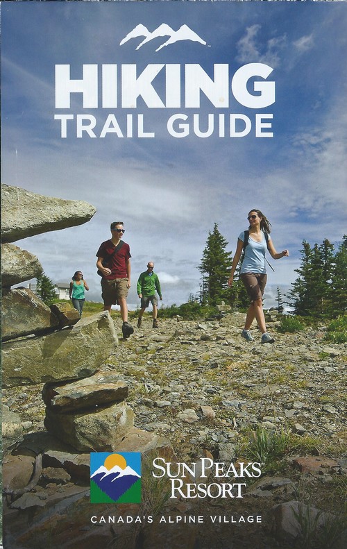 Sun Peaks hiking trails map - image courtesy Sun Peaks Resort