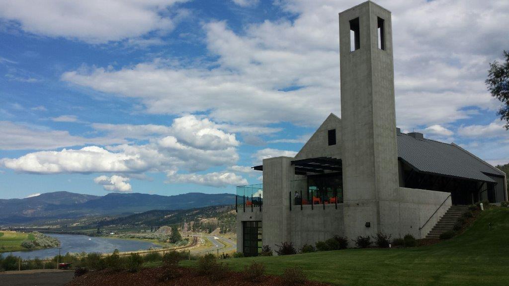 monte creek ranch winery building