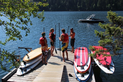Paddle Surfit Paddleboard lessons at Sun Peaks