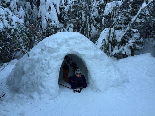 Sun Peaks Snow Cave