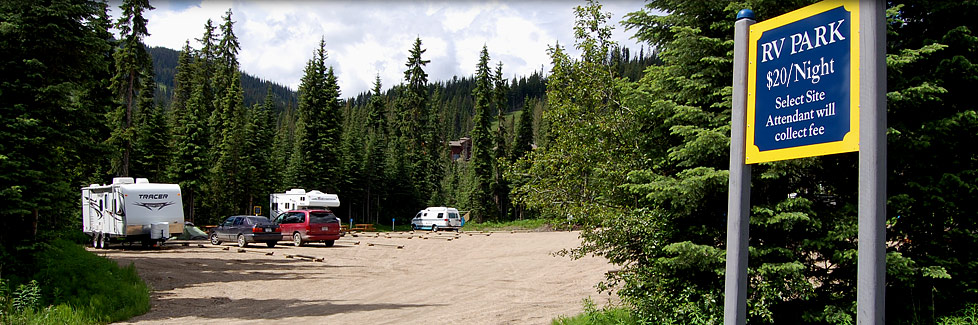 Sun Peaks Camping Site Locations