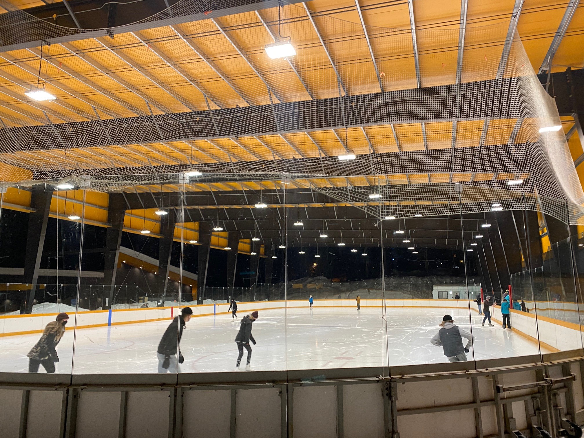 Sun Peaks new NHL Size Covered skating rink
