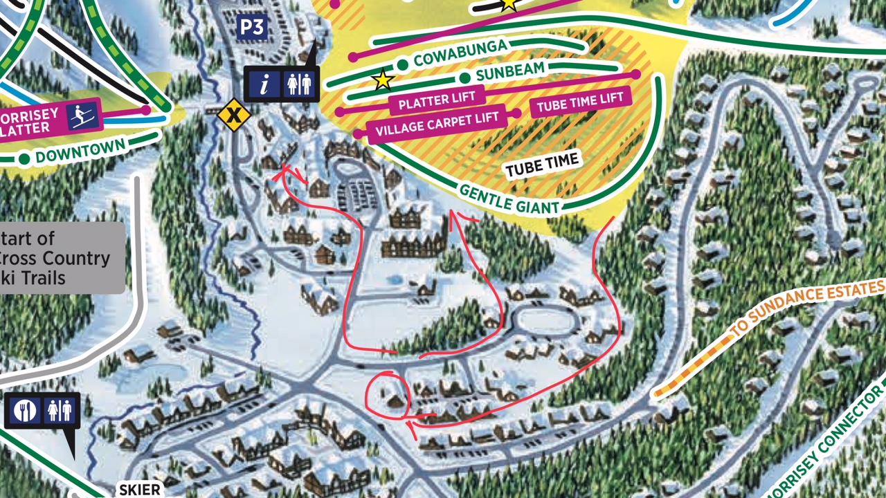 Timberline Village Townhouses - Sun Peaks all season ski resort, British Columbia