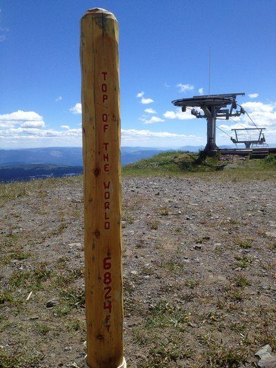 Top of the World at Sun Peaks